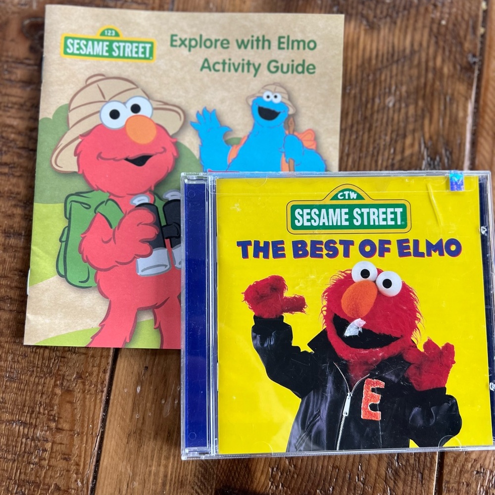 Sesame Street Elmo Yellow CD and Activity Guide